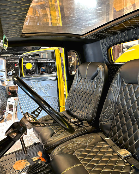 1933 Plymouth Custom Hot Rod Interior | DSD Motorsports CT